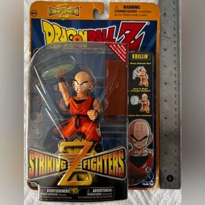Dragon Ball Z. Striking Z Fighters. 2002- KRILLIN. Irwin Toy. Collectible.